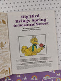 Vintage 1991 Big Bird Brings Spring to Sesame Street Little Golden Book Hardcover