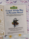 Vintage 1991 Count All the Way to Sesame Street Little Golden Book Hardcover