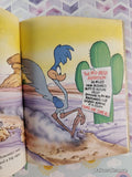 Vintage 1985 The Road Runner: Mid-Mesa Marathon Little Golden Book Hardcover