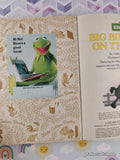 Vintage 1985 Sesame Street: Big Bird's Day on the Farm Little Golden Book Hardcover