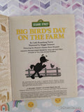 Vintage 1985 Sesame Street: Big Bird's Day on the Farm Little Golden Book Hardcover