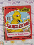 Vintage 1977 Sesame Street: Big Bird's Red Book Little Golden Book Hardcover