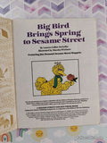 Vintage 1985 Big Bird Brings Spring to Sesame Street Little Golden Book Hardcover