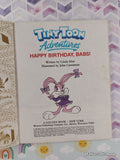 Vintage 1990 1st Printing Tiny Toon Adventures: Happy Birthday Babs! Little Golden Book Hardcover