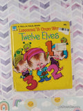 Vintage 1972 Learning to Count with Twelve Elves Whitman Tell-A-Tale Miniature Hardcover