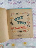 Vintage 1951 One Two Buckle My Shoe Whitman Tell-A-Tale Miniature Hardcover