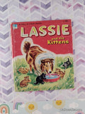 Vintage 1956 Lassie and the Kittens Whitman Tell-A-Tale Miniature Hardcover
