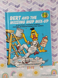 Vintage 1983 Bert & the Missing Mop Mix-Up Sesame Street Start-to-Read Hardcover