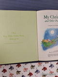 Vintage 1987 My Christmas Tree & Other Poems of the Season Big Little Golden Book Hardcover