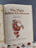 Vintage 1992 The Night Before Christmas Little Golden Book Hardcover