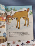 Vintage 1982 Rudolph the Red-Nosed Reindeer Shines Again Little Golden Book Hardcover