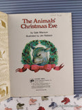 Vintage 1978 2nd Printing The Animals' Christmas Eve Little Golden Book Hardcover