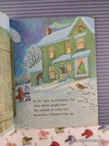 Vintage 1978 2nd Printing The Animals' Christmas Eve Little Golden Book Hardcover