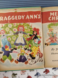 Vintage 1952 Raggedy Ann's Merriest Christmas Wonder Books Hardcover