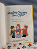 Vintage 1987 What Does Christmas Sound Like? Happy Day Book Hardcover