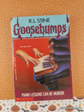Vintage 1993 1st Printing Piano Lessons Can Be Murder Goosebumps #13 Softcover