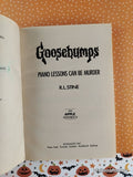Vintage 1993 1st Printing Piano Lessons Can Be Murder Goosebumps #13 Softcover