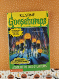 Vintage 1996 1st Printing Attack of the Jack-o'-Lanterns Goosebumps #48 Softcover