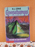 Vintage 1993 Welcome to Camp Nightmare Goosebumps #9 Softcover