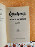 Vintage 1993 Welcome to Camp Nightmare Goosebumps #9 Softcover