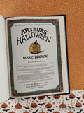Vintage 1982 Arthur's Halloween by Marc Brown Weekly Reader Hardcover