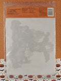 Vintage Scarecrows in the Punkin' Patch #57334 Plaid Iron-on Transfer NEW