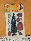 Vintage Esmerelda & Pumpkins Provo Craft First Impressions Rub-on Transfer NEW
