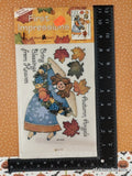Vintage Autumn Angels Bring Blessings Provo Craft First Impressions Rub-on Transfer NEW