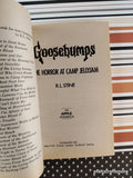 Vintage 1995 The Horror at Camp Jellyjam Goosebumps #33 Softcover, Like New