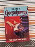 Vintage 1993 Piano Lessons Can Be Murder Goosebumps #13 Softcover, Like New