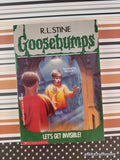 Vintage 1993 Let's Get Invisible! Goosebumps #6 Softcover, Like New