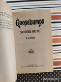 Vintage 1992 Say Cheese and Die! Goosebumps #4 Softcover