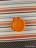 Vintage Halloween Spooky Silly Jack-o-Lantern Pumpkin Hallmark Plastic Cookie Cutter, Nice & Clean