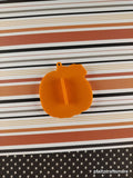 Vintage Halloween Spooky Silly Jack-o-Lantern Pumpkin Hallmark Plastic Cookie Cutter, Nice & Clean