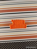 Vintage Happy Halloween Plastic Cookie Cutter, Nice & Clean