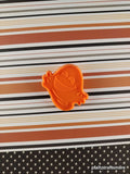 Vintage Halloween Spooky Silly Ghost Plastic Cookie Cutter, Nice & Clean