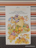 Vintage 1985 Hallmark Thanksgiving Autumnal Harvest Set/13 Press-Out Designs, UNUSED