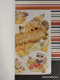 Vintage 1985 Hallmark Thanksgiving Autumnal Harvest Set/13 Press-Out Designs, UNUSED