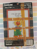 Vintage Janlynn Suzy's Zoo Got to Be Me #38-60 Counted Cross Stitch Kit NEW