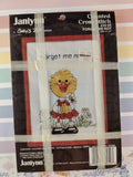 Vintage Janlynn Suzy's Zoo Forget Me Not #38-59 Counted Cross Stitch Kit NEW