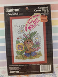 Vintage Janlynn Suzy's Zoo Beautiful World #38-63 Counted Cross Stitch Kit NEW