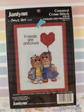 Vintage Janlynn Suzy's Zoo Friends are Precious #38-69 Counted Cross Stitch Kit NEW