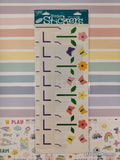 Vintage White Picket Fence Floral #2112-214 Frances Meyer Border Stickers New & Sealed