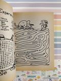 Vintage 1995 After School Activity Book Mazes & Puzzles Landoll Oversized Softcover, Unused