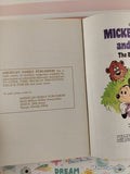 Vintage 1978 Disney's Mickey Mouse & Goofy: The Big Bear Scare Little Golden Book Hardcover