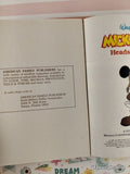 Vintage 1987 Disney's Mickey Mouse Heads for the Sky Little Golden Book Hardcover