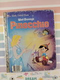 Vintage Disney's Pinocchio Little Golden Book Hardcover