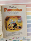 Vintage 1991 Disney's Pinocchio Little Golden Book Hardcover