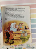 Vintage 1991 Disney's Pinocchio Little Golden Book Hardcover