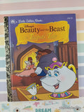 Vintage 1994 Disney's Beauty & the Beast: The Teapot's Tale Little Golden Book Hardcover